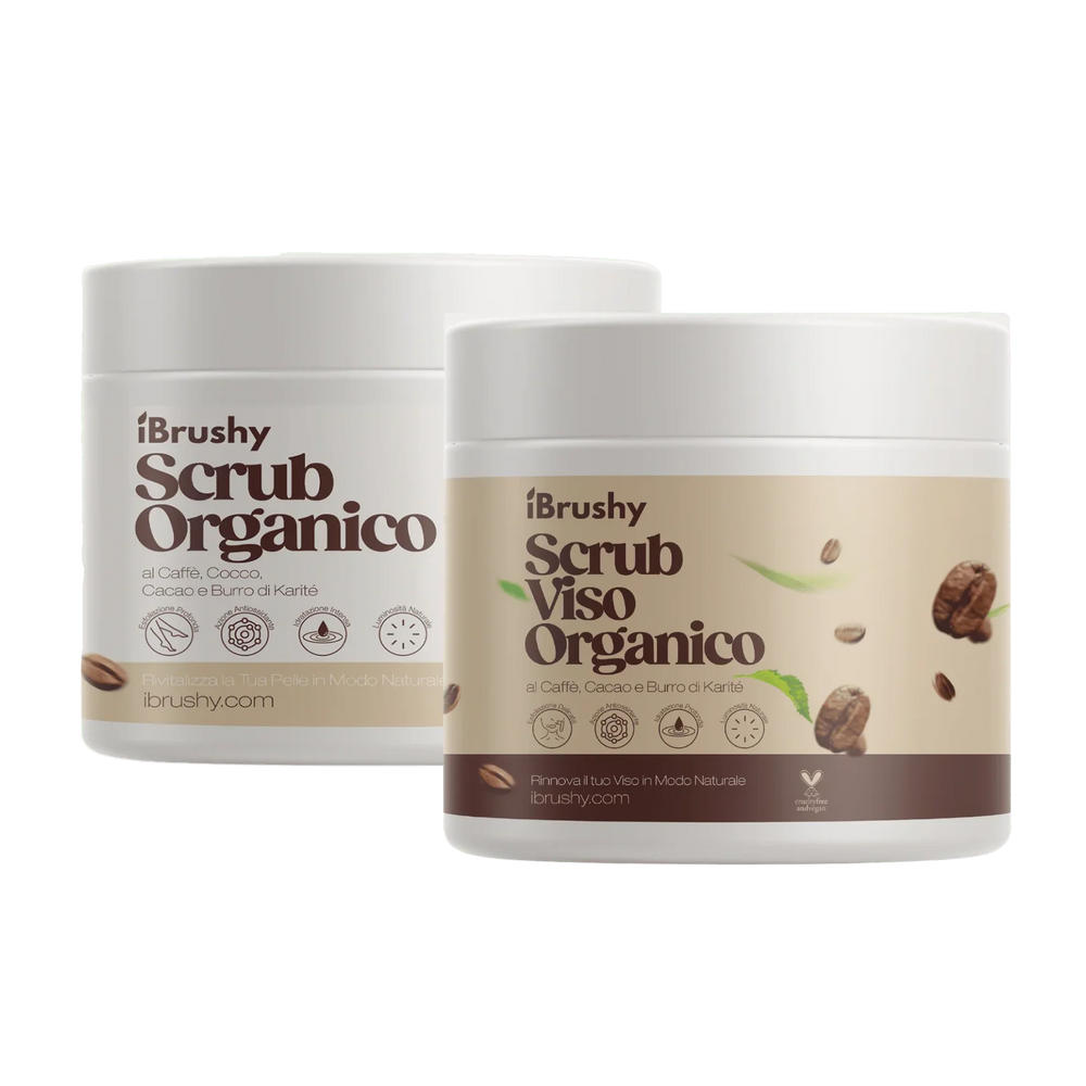 Scrub Corpo & Viso Organico Bundle - iBrushy Italia